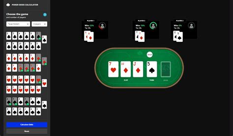 pokerlistings odds calculator